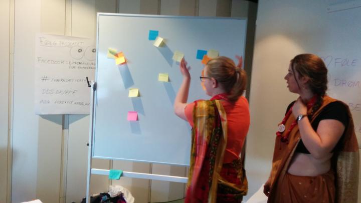 Post-it brainstorm (Socialt iværksætteri)